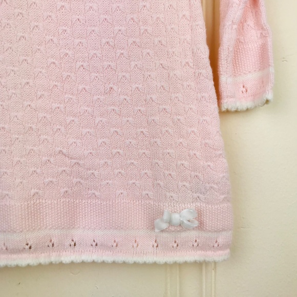 3-6 month sweater dress an bonnet set - Picture 4 of 7